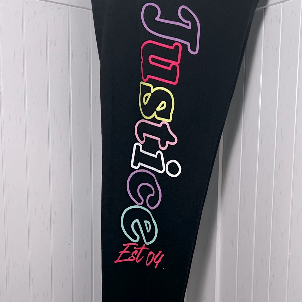 Justice Girls Full Length Leggings - L (12/14)